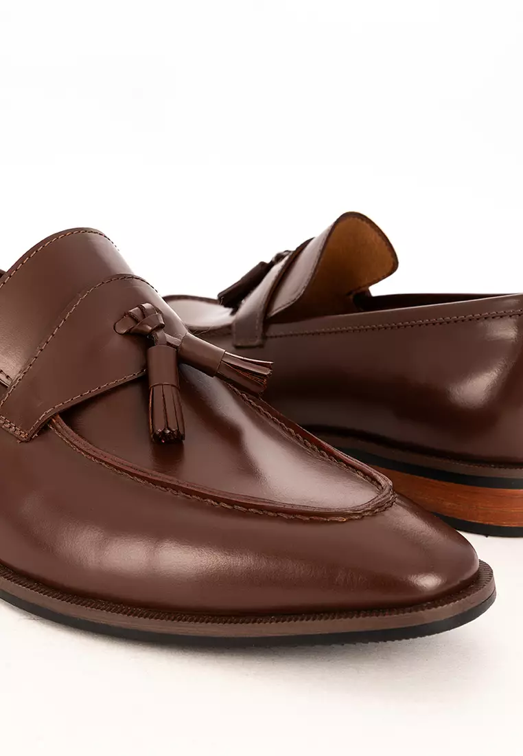 MacLaren Brown Tassled Loafers