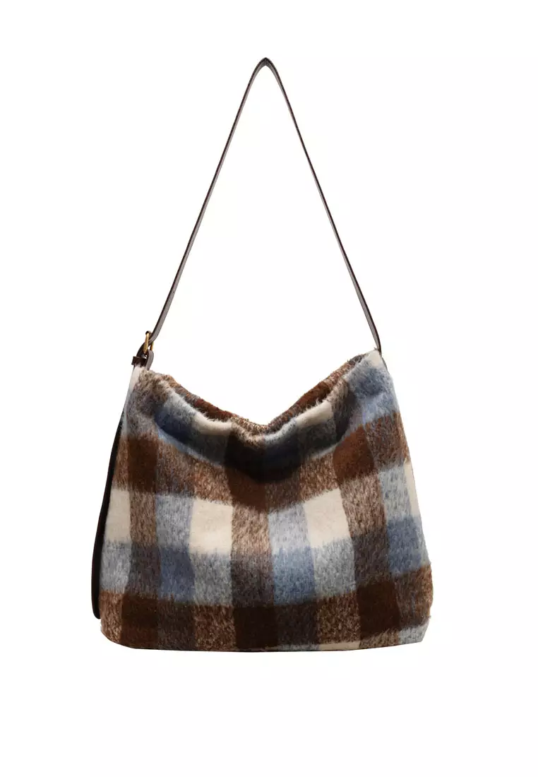 Buy Lara Women s Woolen Tartan Sling Bag Crossbody Bag 2024 Online