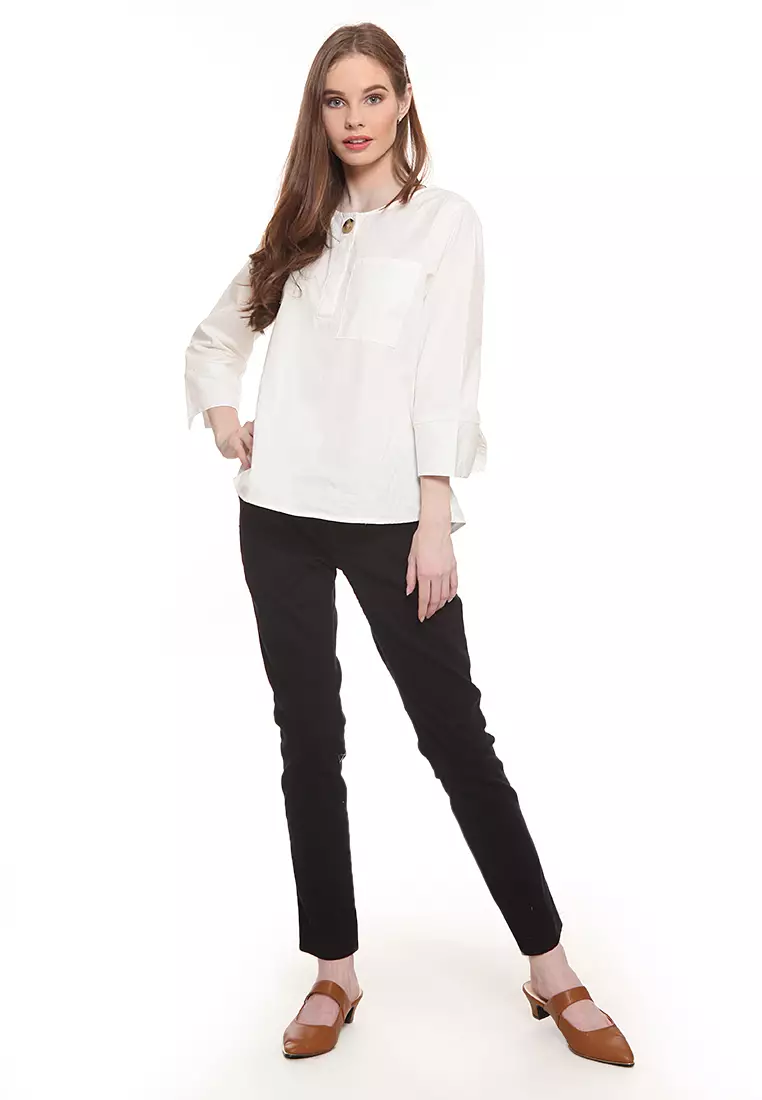 Long Pants Slim Fit Chino Trousers 211901