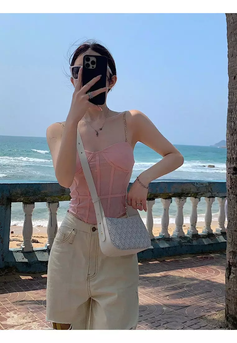 EMO - 狗牙盒子包- 白色