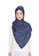 Cantik Butterfly navy Starlight Semi Instant Hijab (Navy) 1A086AA736E883GS_1