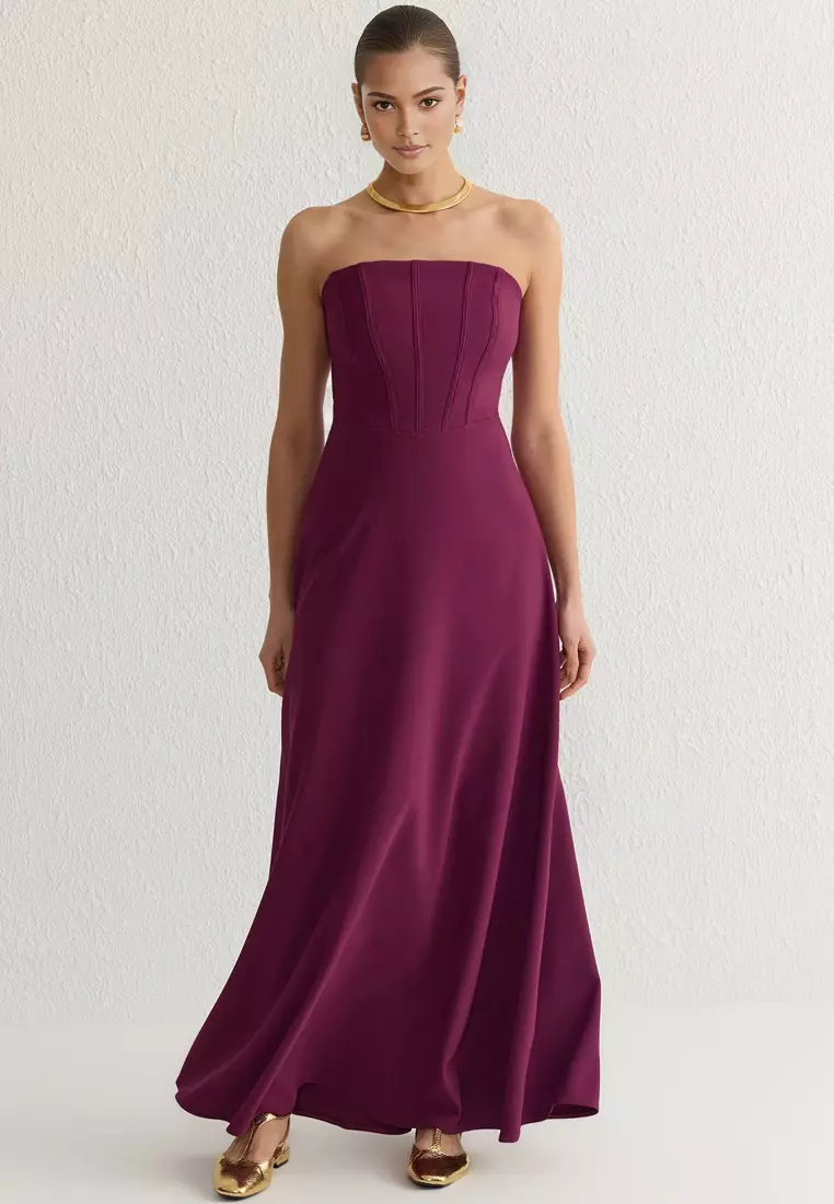 Strapless Maxi Dress