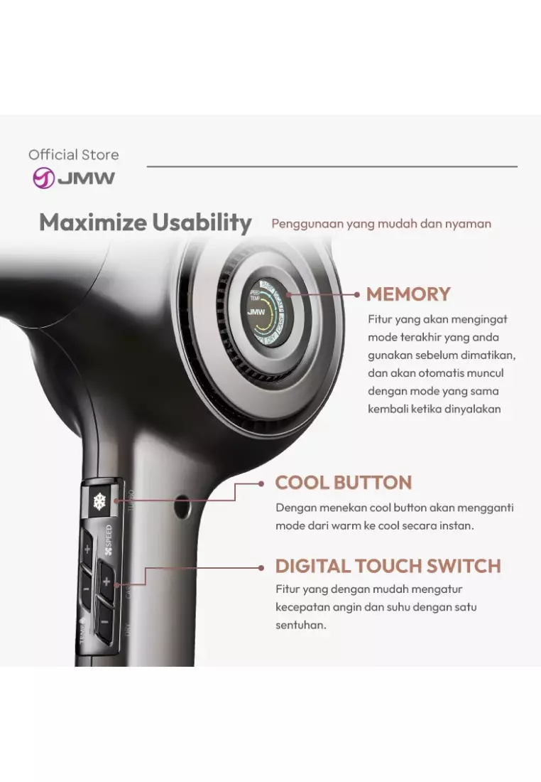 JMW Hairdryer Air Collection MS8001 / Pengering Rambut