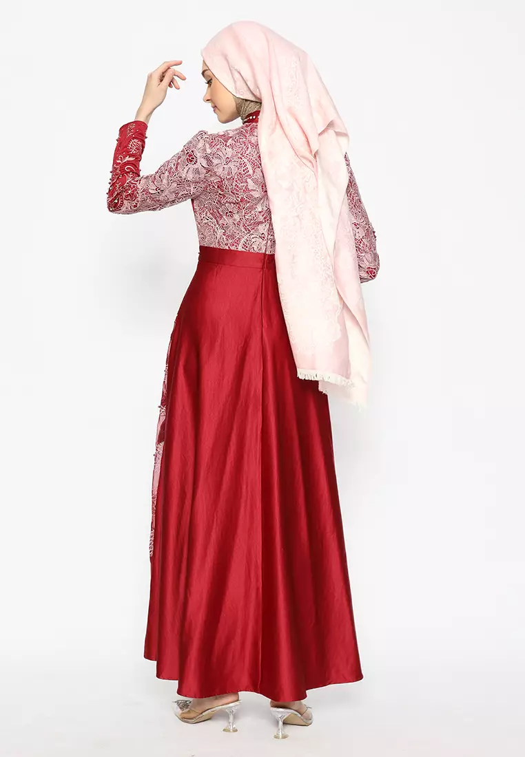 Bibiq Gamis Satin Organza