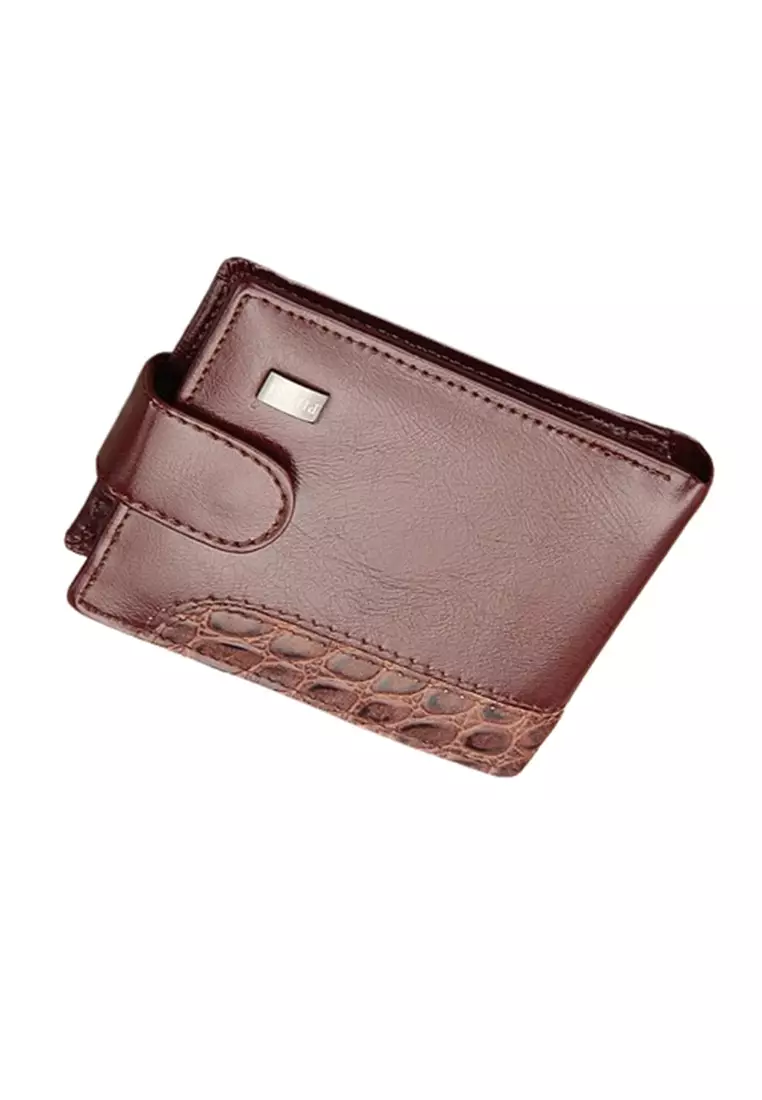Dompet Fashion Pria Vintage Hasp Material PU Leather ORIGINAL
