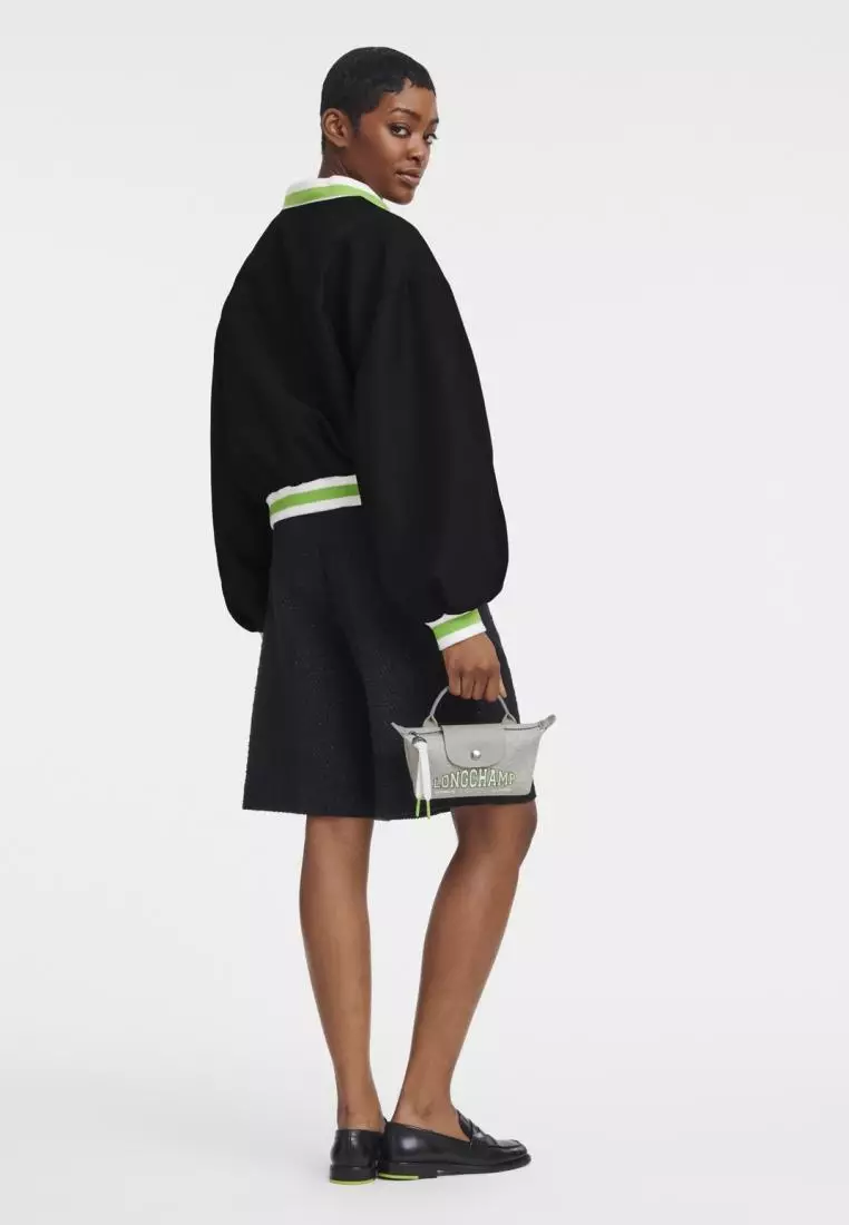 Longchamp Le Pliage Collection Pouch Grey