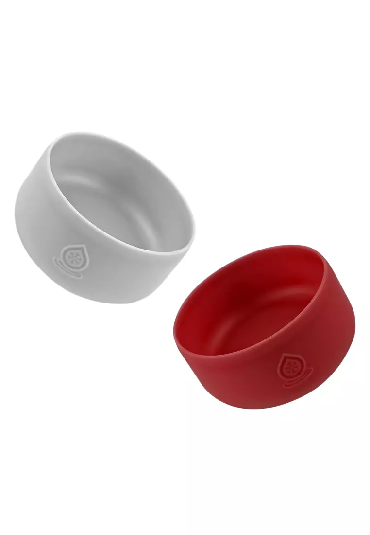 Arctic White & Cherry Red