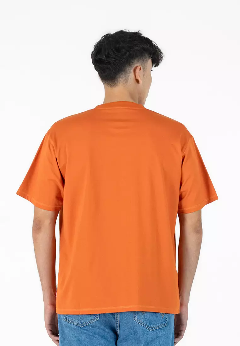 WINGER - ORANGE PEPPER Kaos Pria Lengan Pendek SS - Top Man Basic Tee