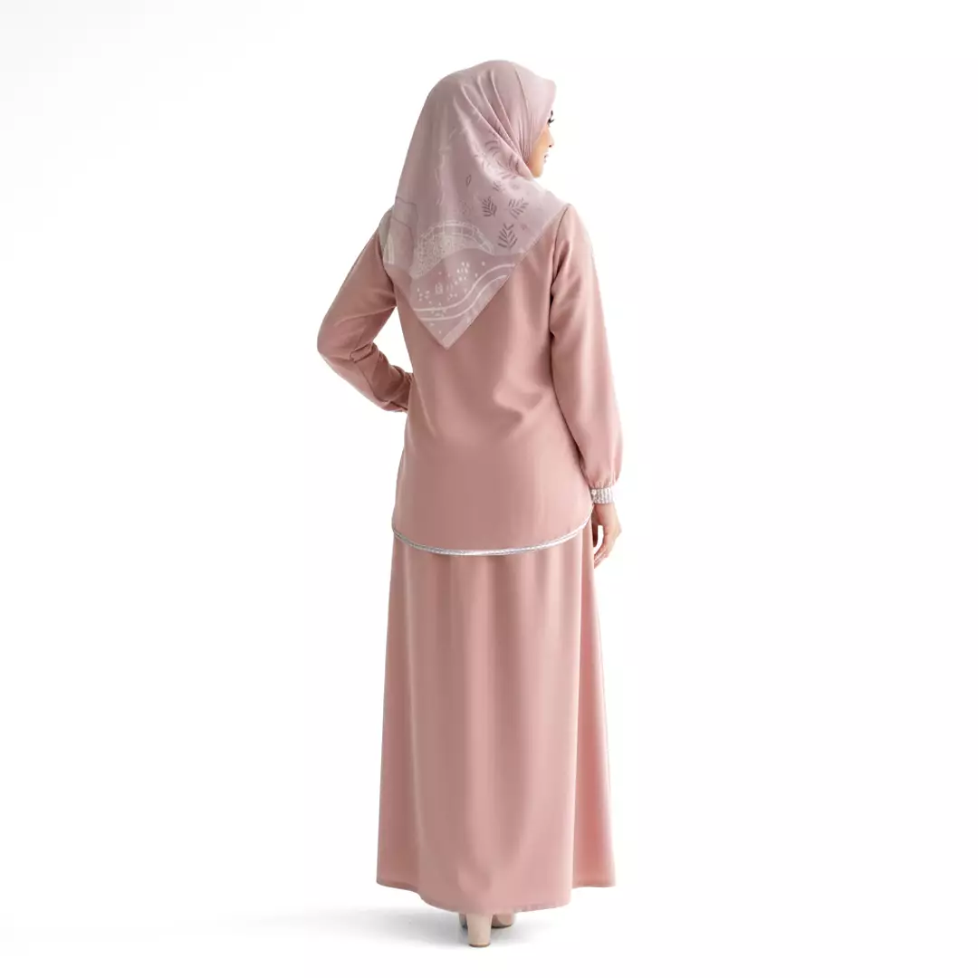 Rabbani - Setelan Tunik Dara Oletha Exclusive - Champagne Coral