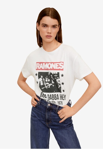 Buy Mango Ramones T Shirt Zalora Hk