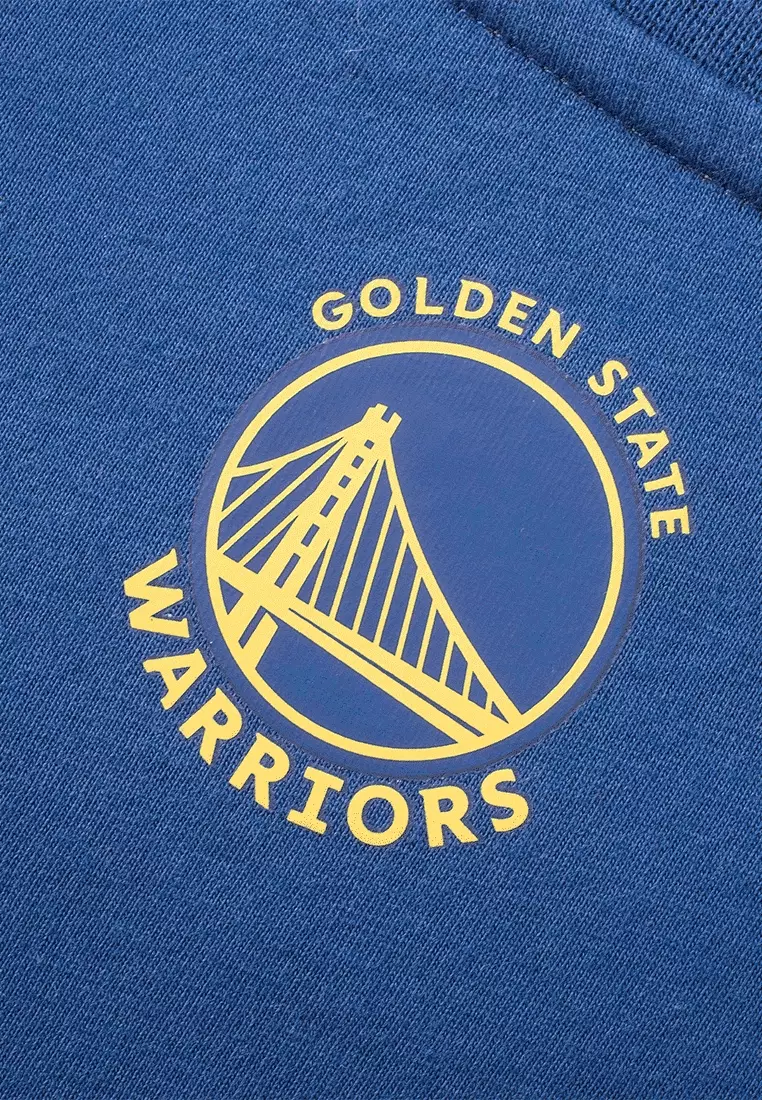 Basics Primary Logo Golden State Warriors Regular Fit Mens T-Shirt