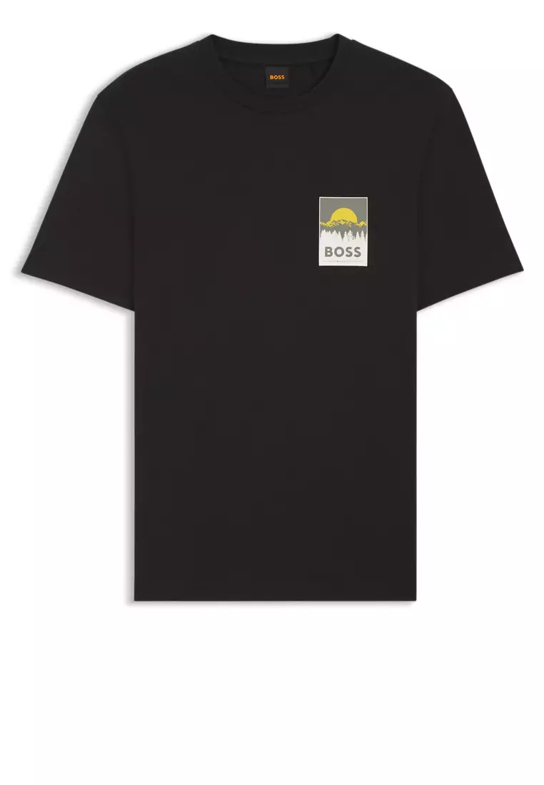 Cotton T-Shirt - BOSS Orange