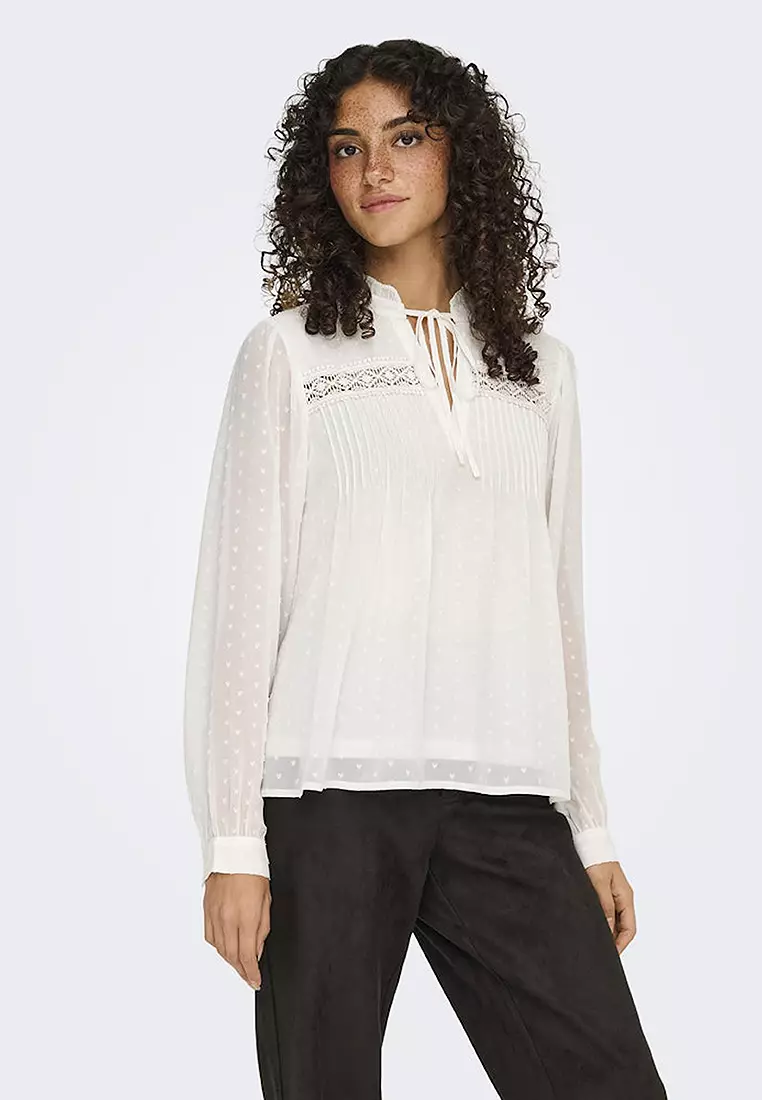 Long Sleeves Woven Top