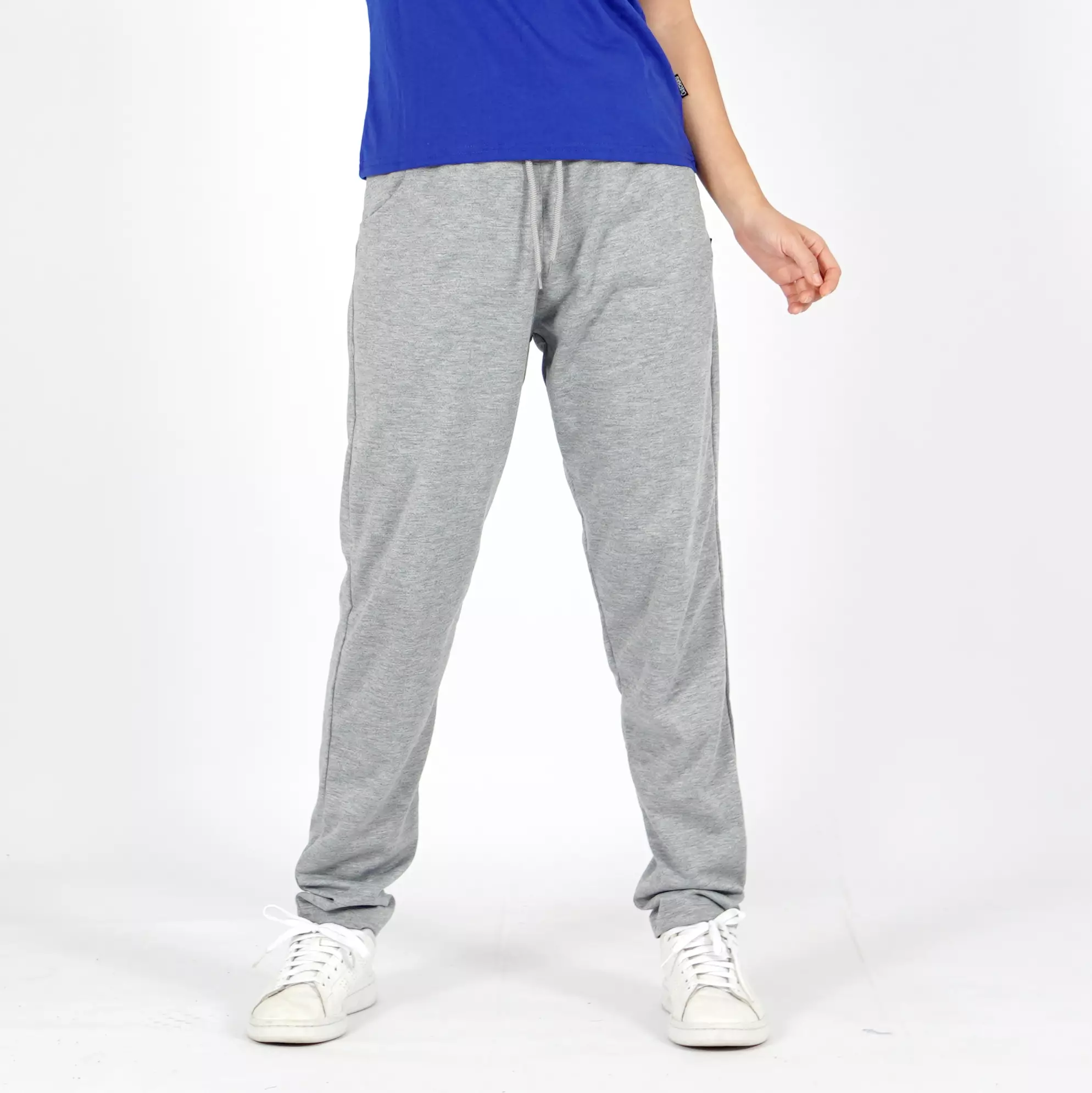 MICHELE Celana Panjang Wanita Celana Training Wanita Slim Fit Long Pants - ABU MUDA