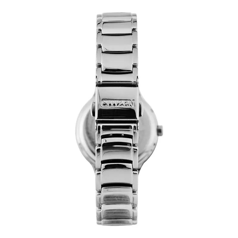 Jam Tangan Wanita Citizen Eco-Drive EC1170-85D Mother Of Pearl Dial Stainless Steel Strap