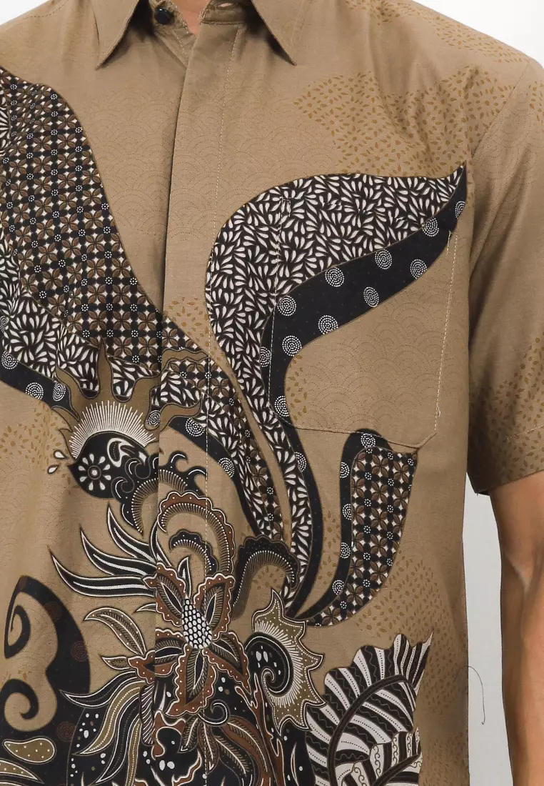 Dillan Shirt Kemeja Batik Katun Lengan Pendek