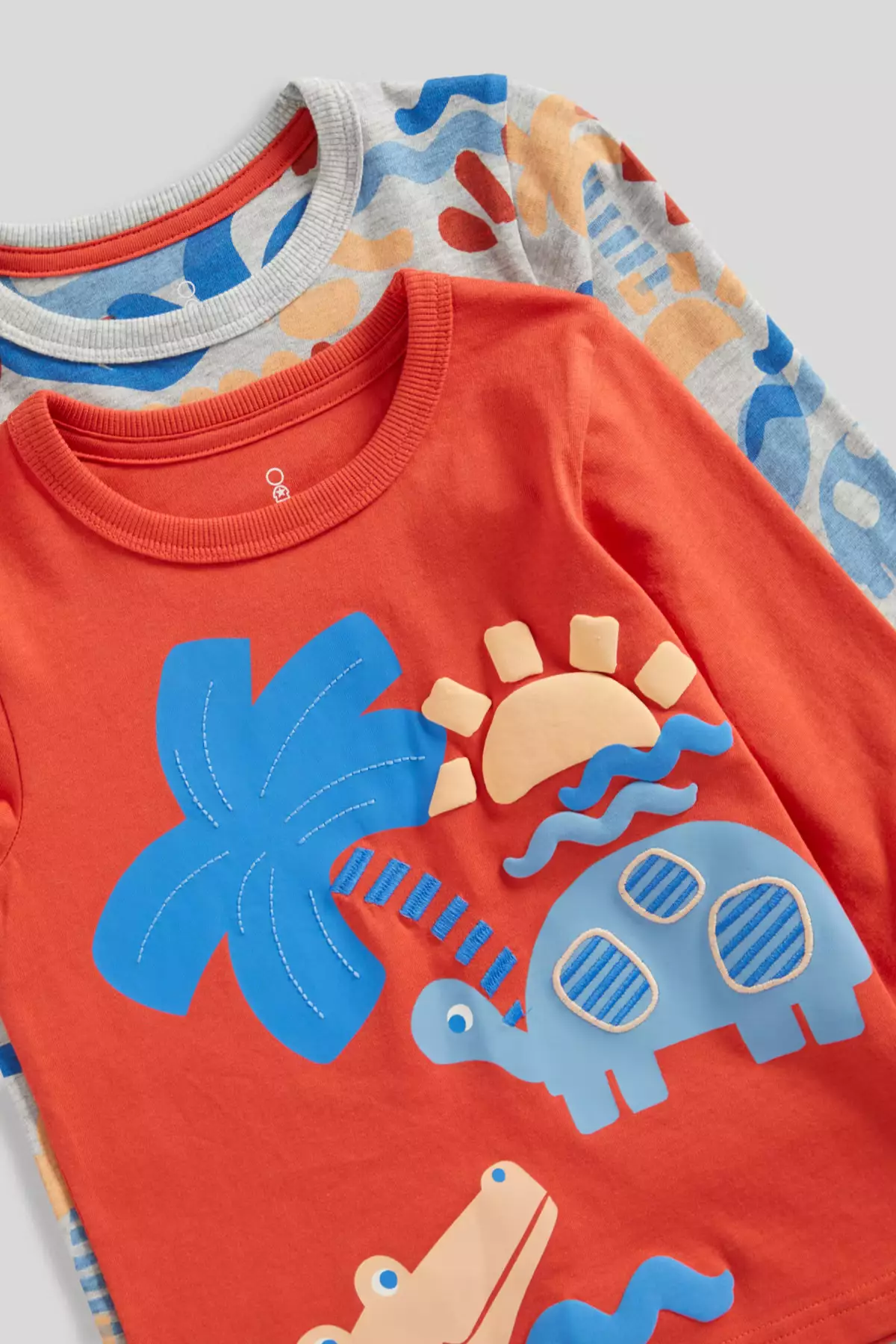 Mothercare 2 Pack Beach Animal Pyjamas - Piyama Bayi Laki-laki (Multi)