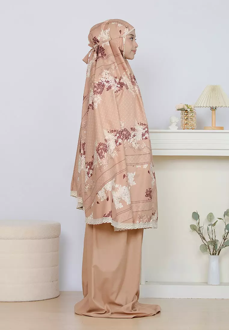 Cotton Bee - Mukena Motif Ananta Sarimbit Prayer Set 2in1 Dewasa
