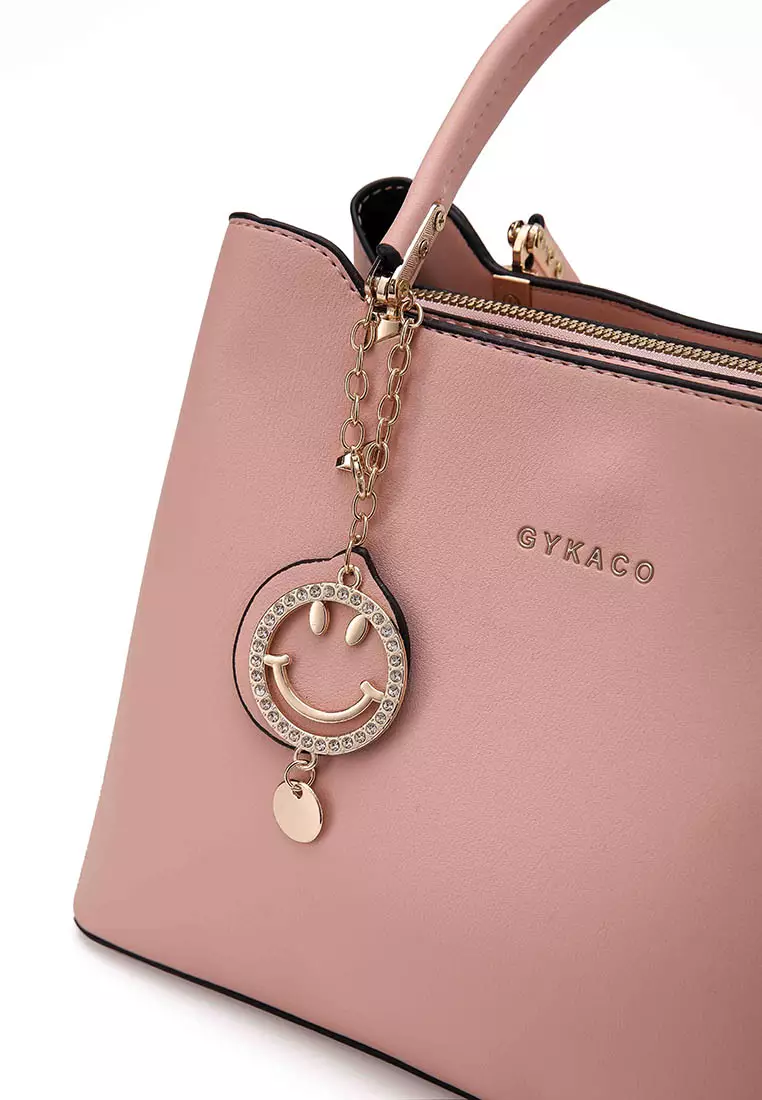 GYKACO WILLOW Beige - Tas Wanita Hand bag - Fashion Top Handle Bag (Import)