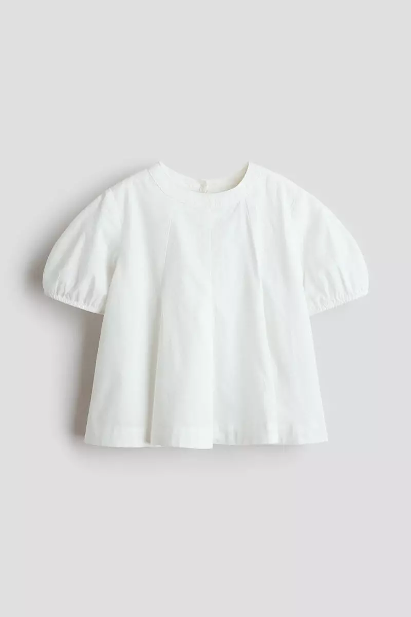 A-line cotton blouse