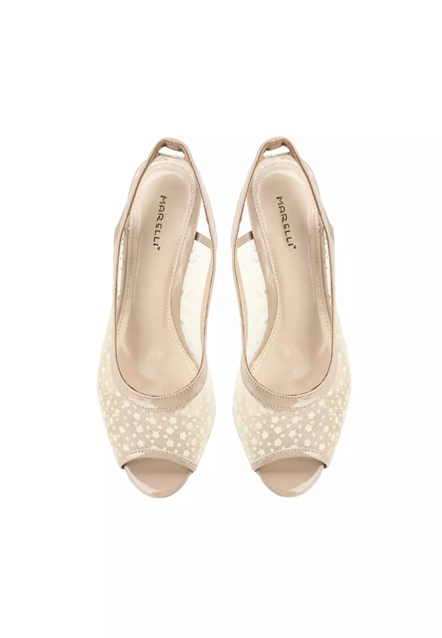 Blossom Sepatu Sandal Mesh Wanita Hak 5 cm