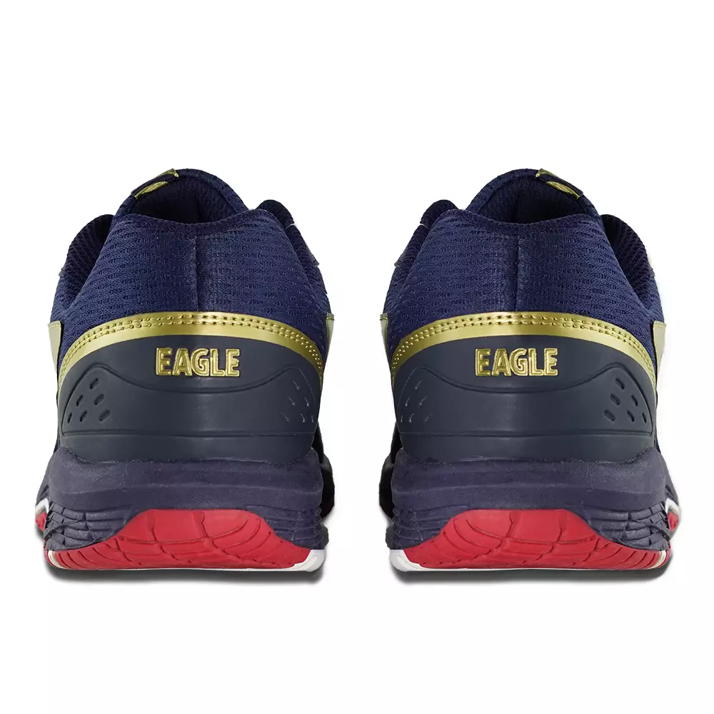 Eagle Sepatu Badminton Viking - BIRU TUA/EMAS
