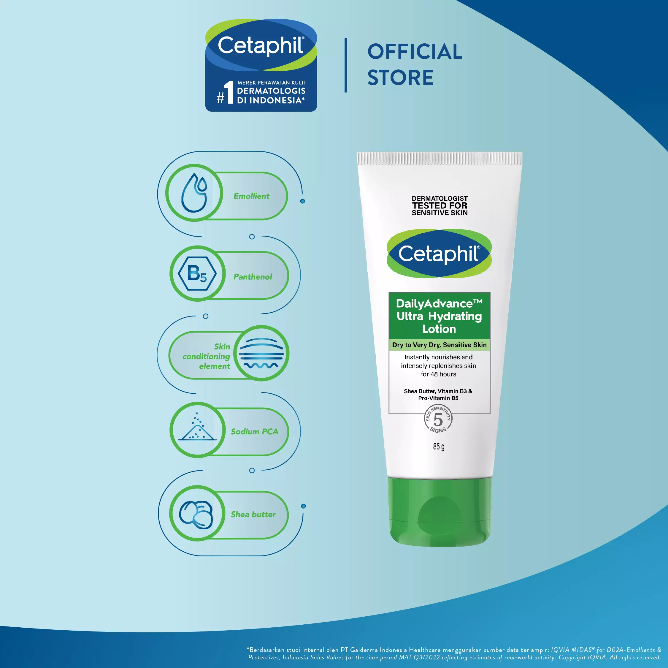 Cetaphil DailyAdvance® Ultra Hydrating Lotion 85G
