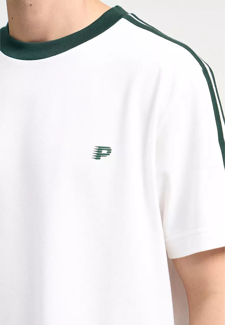 Regular Fit T-shirt with Contrast Details
