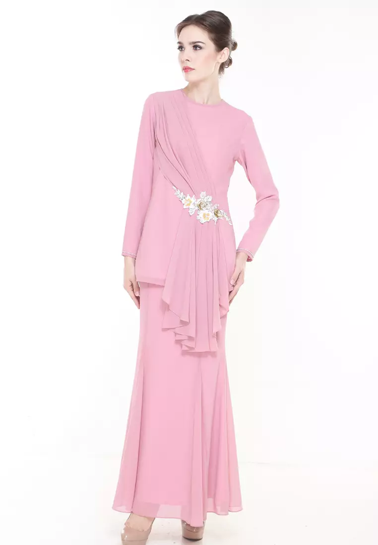 Pionery Kurung Modern in Pink