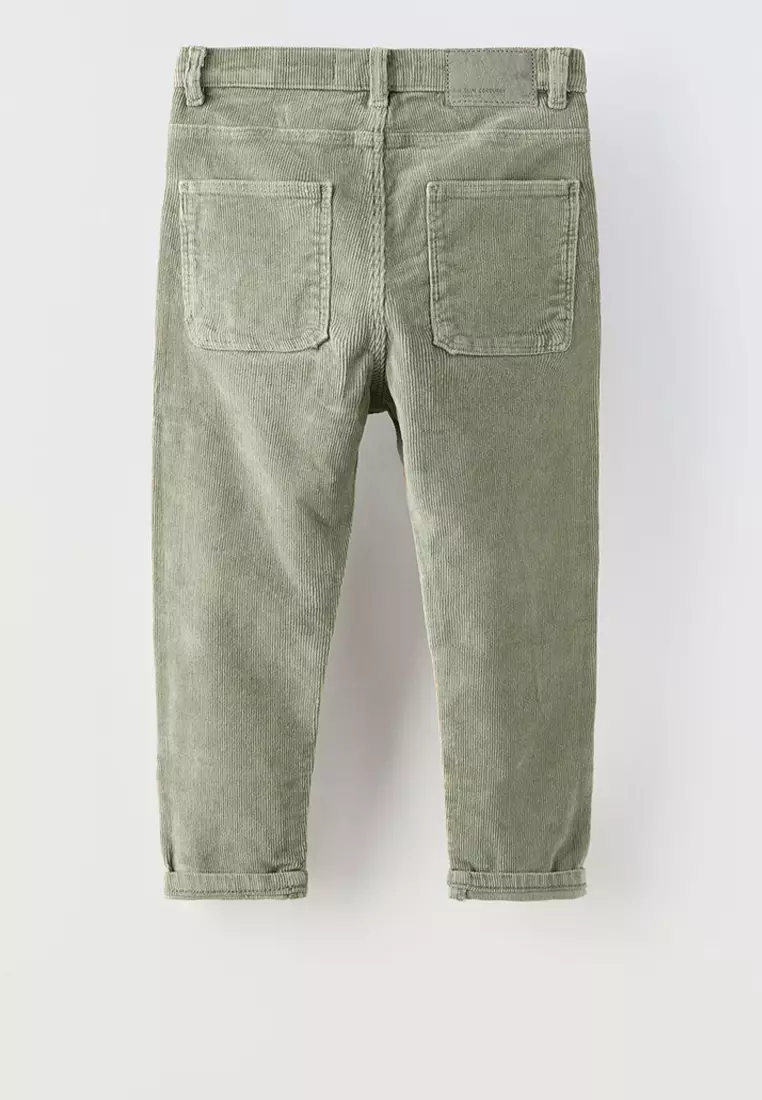 Slim Fit Corduroy Pants