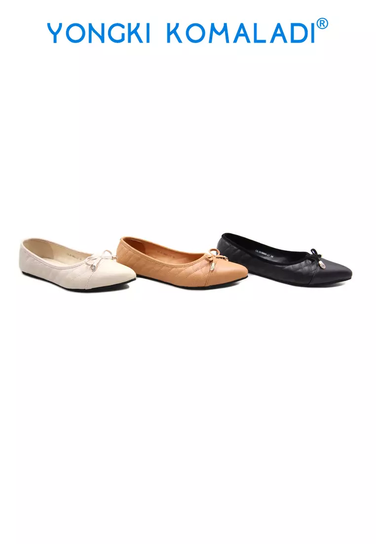 [ ORIGINAL ] YONGKI KOMALADI BRITNEY FLATSHOES OL-BY8660-22 HITAM
