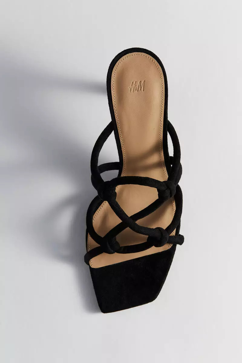 Discount on H&M  shoes - SKU: Strappy heeled sandals