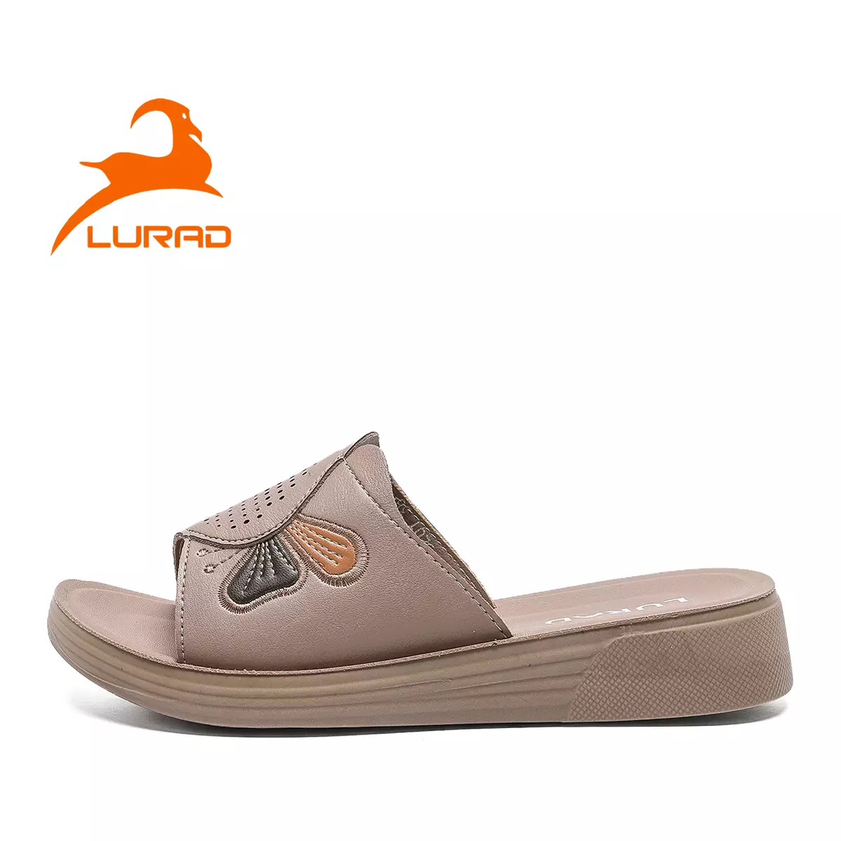 Sendal Cewek Flat Sandal Wanita Daily Kulit Asli YJ5201