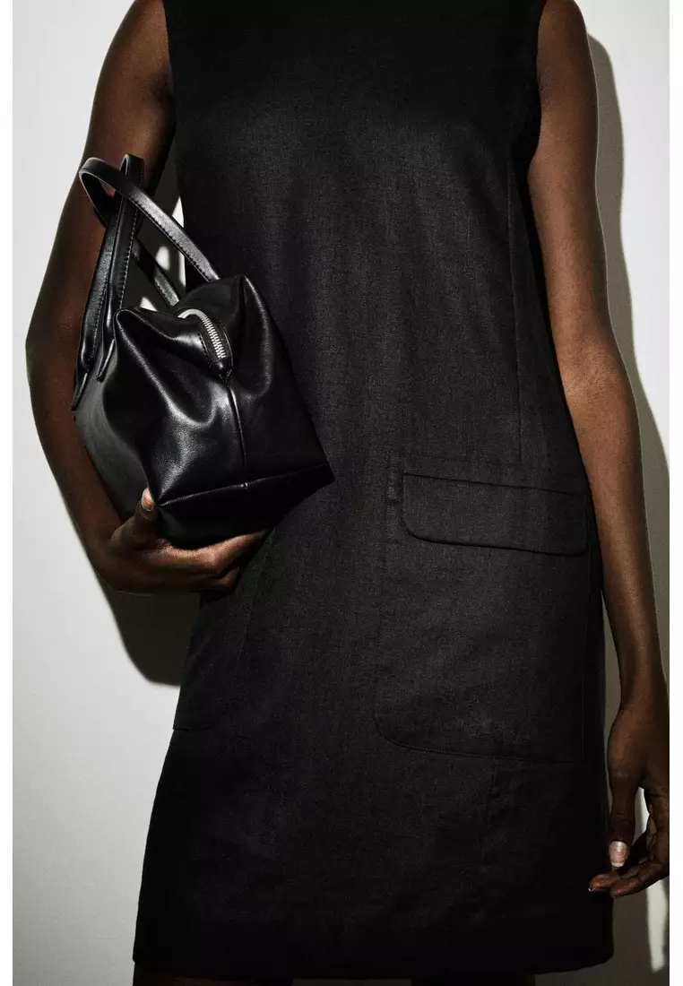 Buy COS LINEN MINI SHIFT DRESS 2026 Online | ZALORA