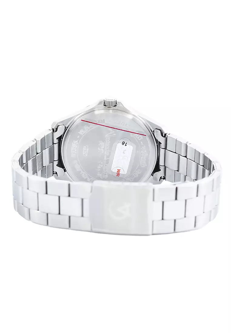 Alexandre Christie - Jam Tangan Analog Pria - Silver - Stainless Steel Bracelet - 1029 MDBSSSL