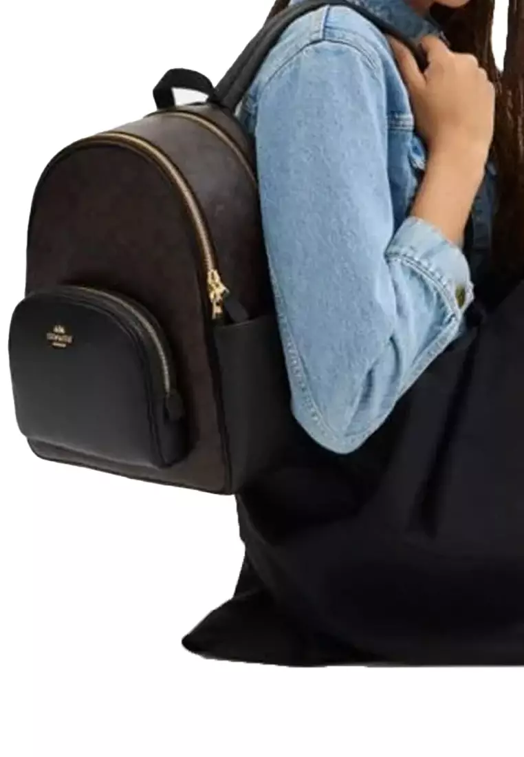 Court Backpack In Signature Canvas CZ176