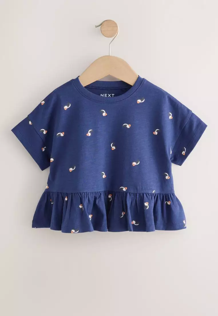 Short Sleeve Peplum T-Shirt Standard