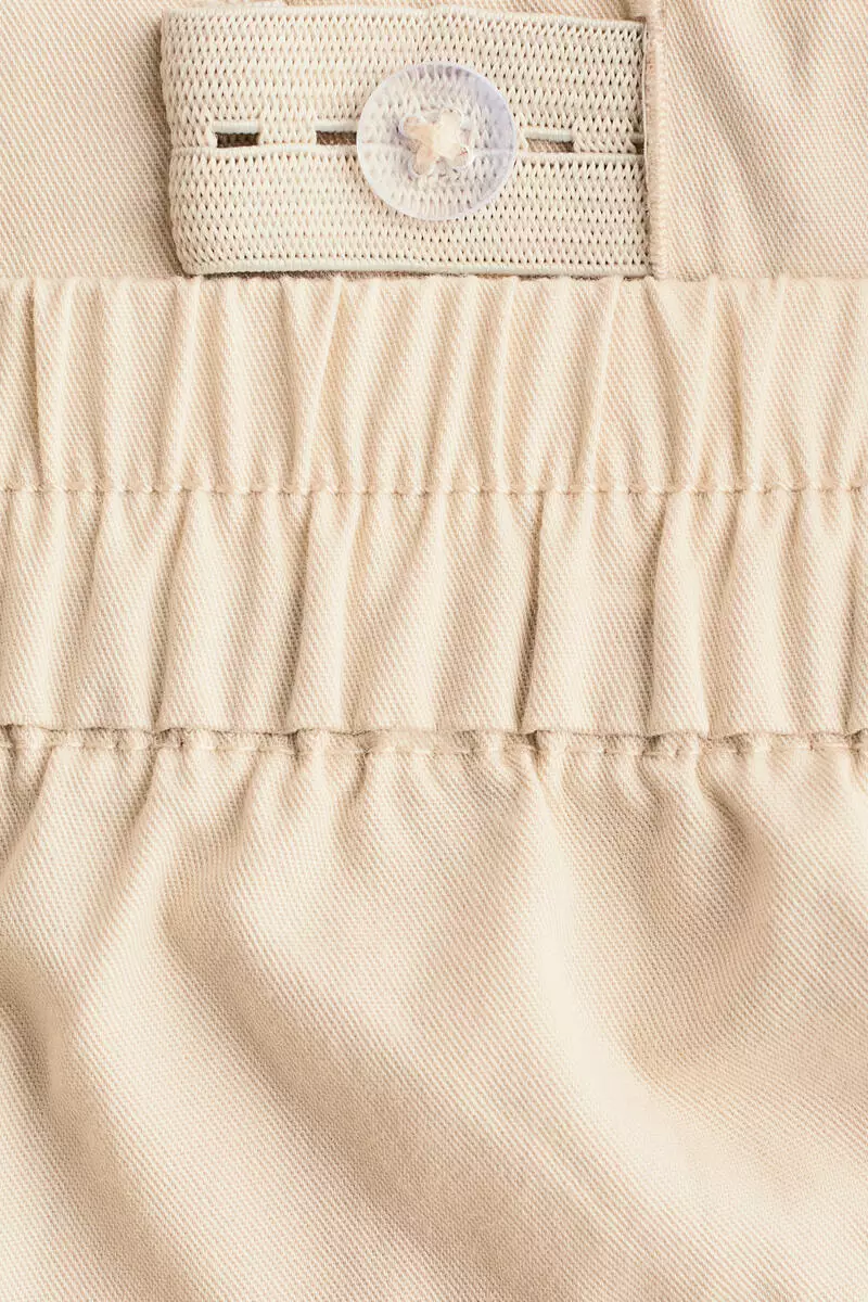 Cotton twill cargo trousers