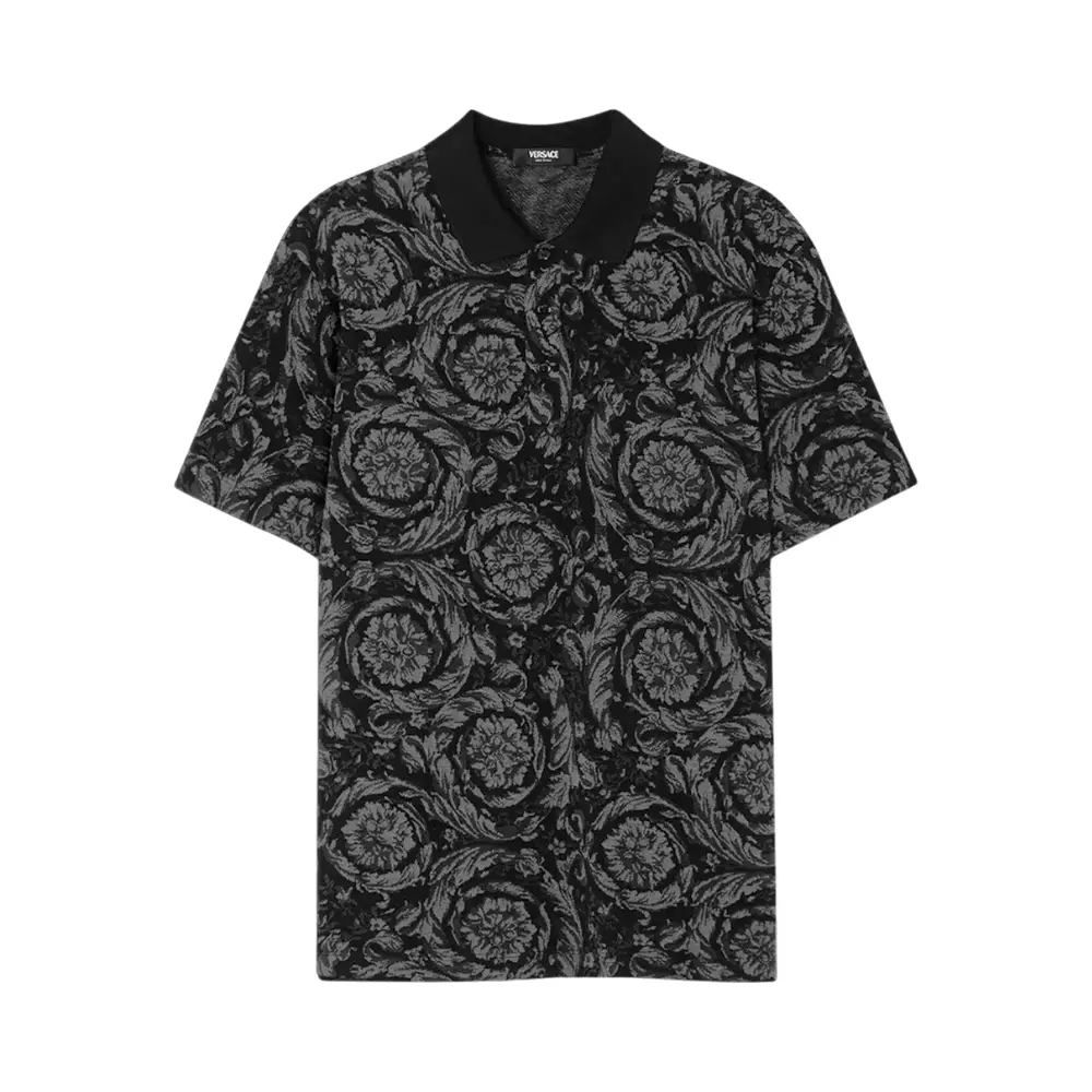 Barocco Polo Shirt Black