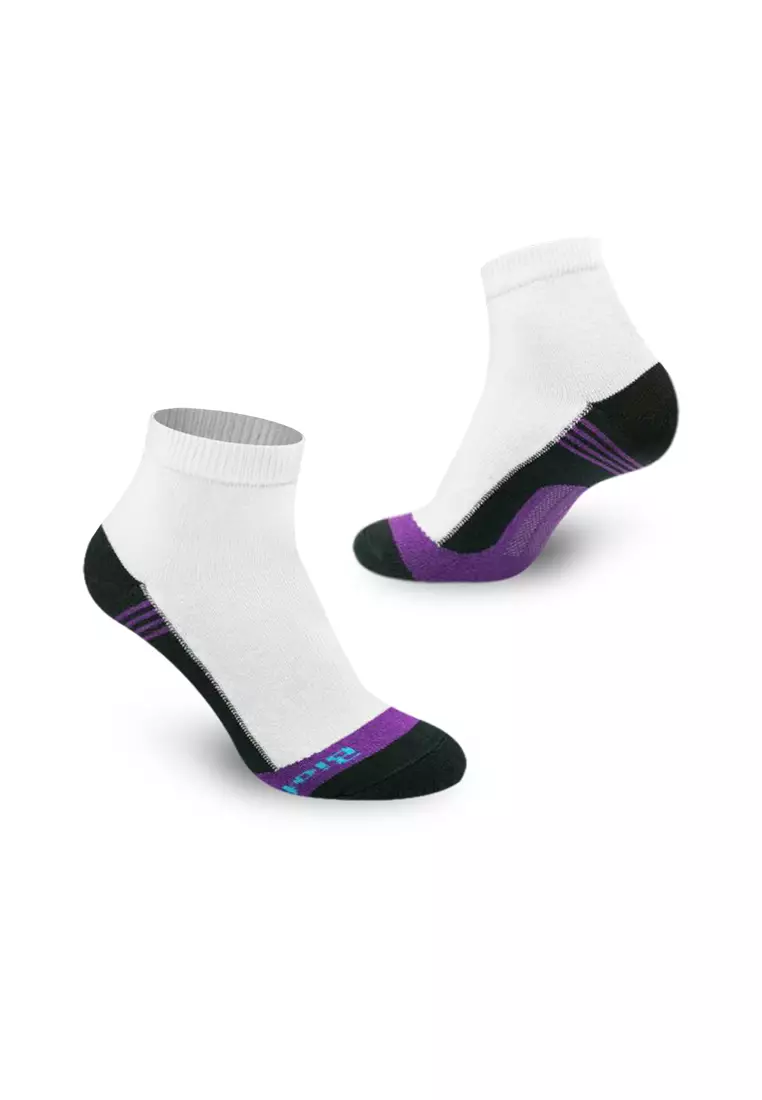 Biofresh Ladies' Antimicrobial Odor Free Ankle Lite Thin Casual Socks 3 pairs in a pack RLCKG35