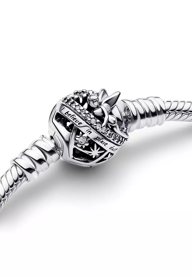 Pandora x Disney Tinker Bell Clasp Snake Chain Bracelet