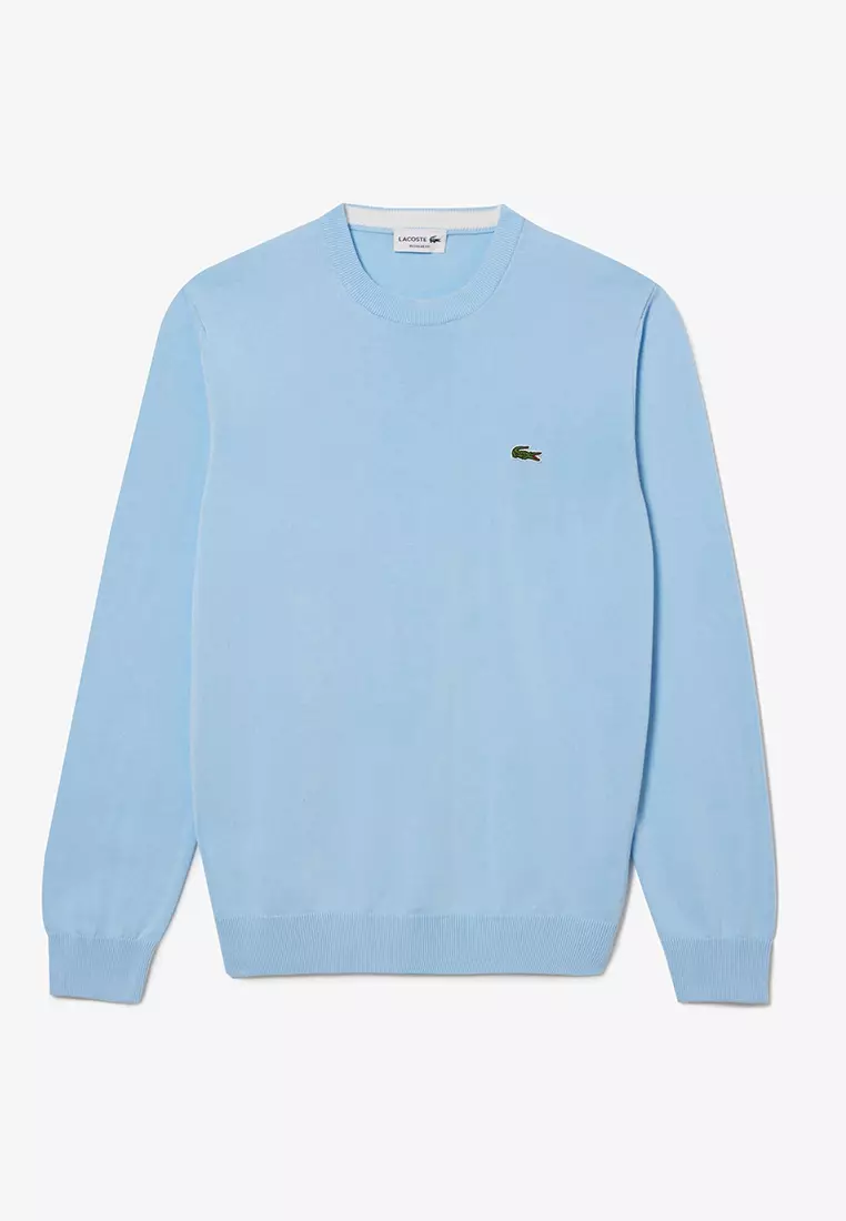 Monochrome Crew Neck Cotton Sweater