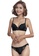 Sunnydaysweety black Double Buckles Lace Bra with Matching Pantie A080645BK 96A0DUS0793481GS_1