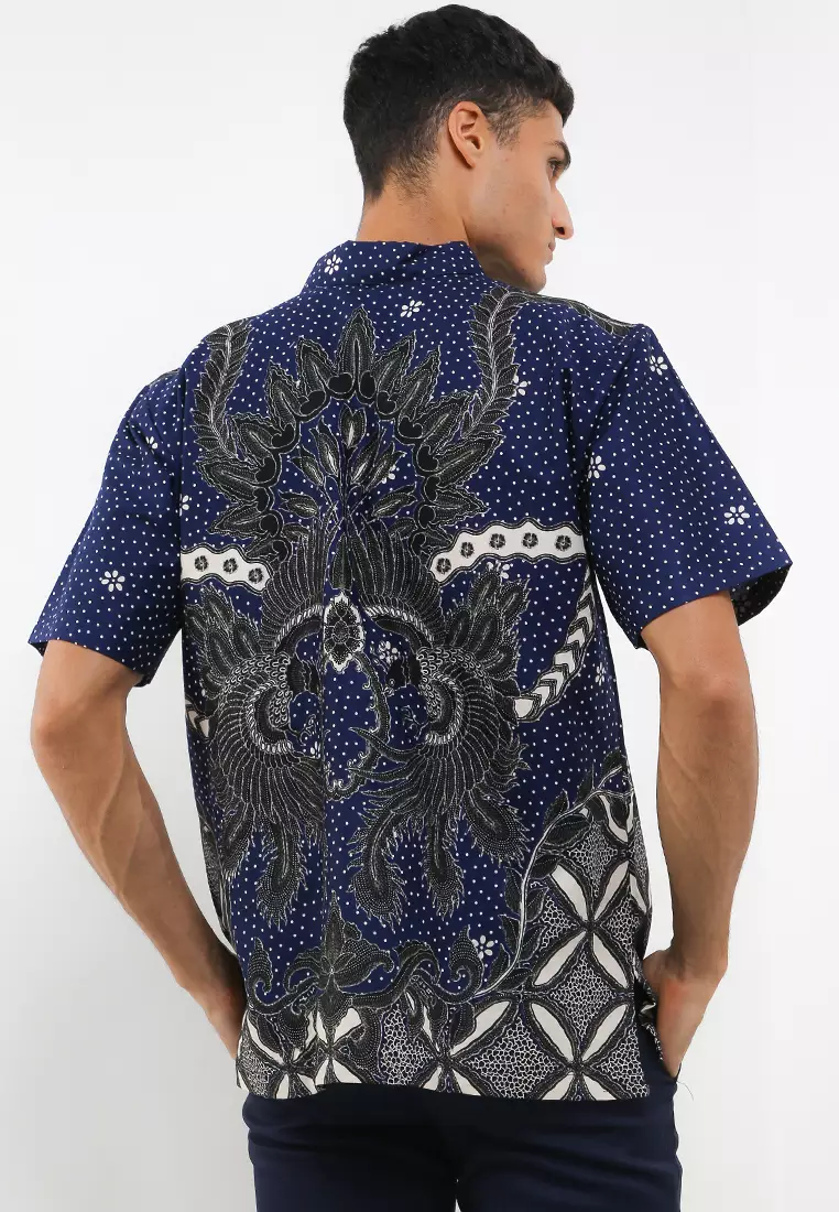 Austin Shirt Kemeja Batik Katun Lengan Pendek