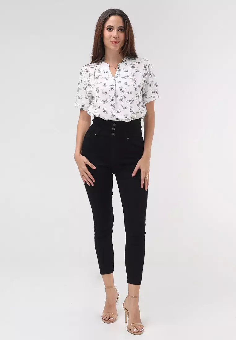 Cropped Skinny High Waist