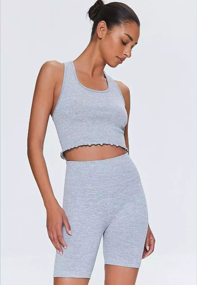 High rise biker shorts top forever 21