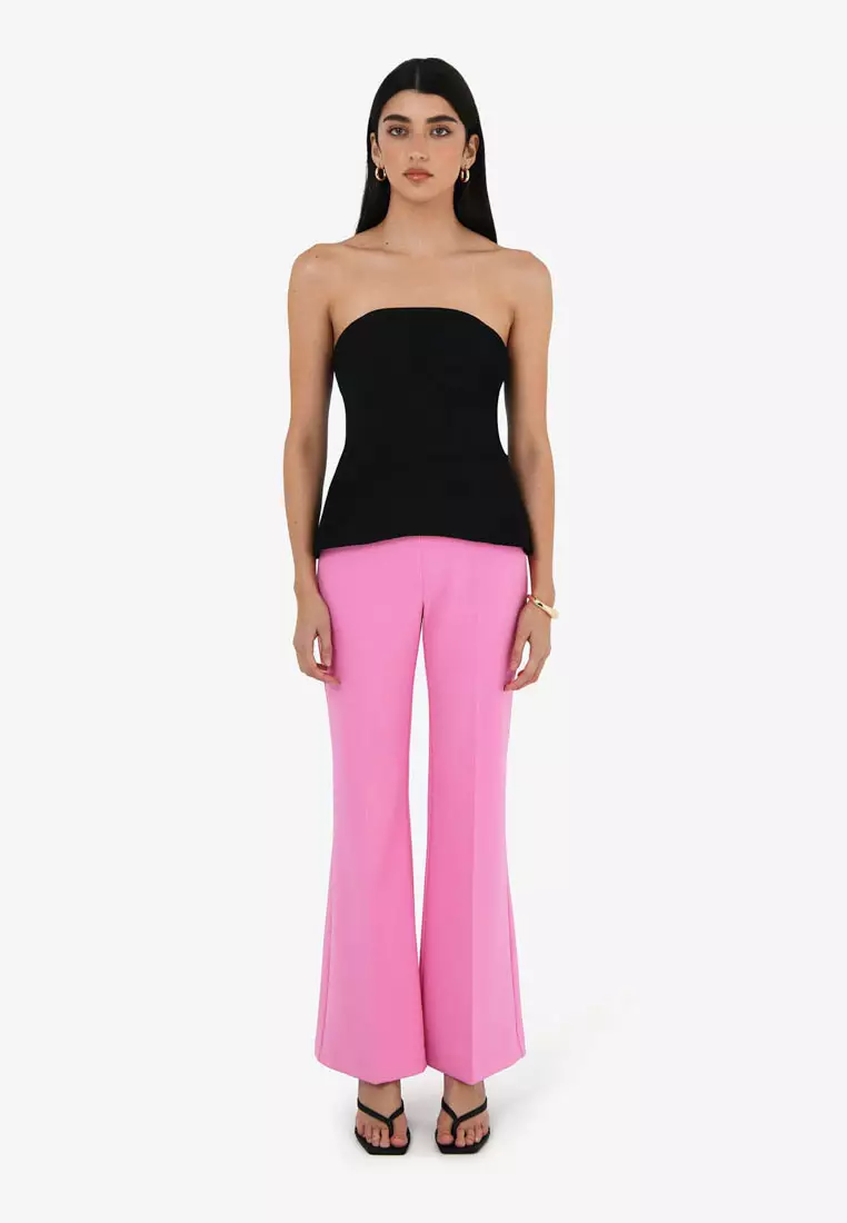 Belmore Crepe Flared Pants