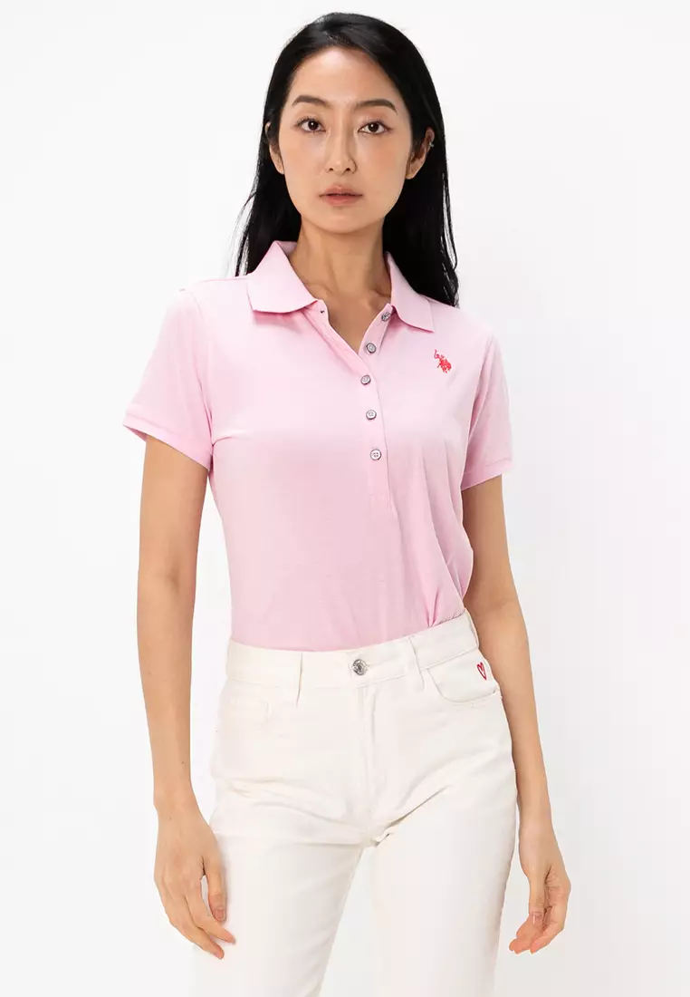 Us polo pink shirt new arrivals
