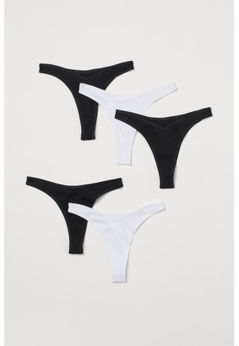 Buy Hu0026M 5-pack ribbed thong briefs 2023 Online | ZALORA Singapore