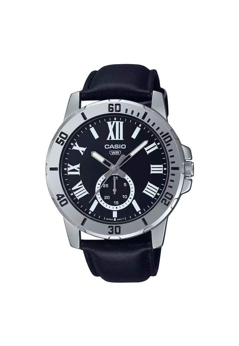 Casio black strap new arrivals watch